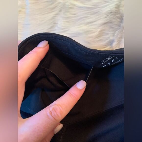 Girlfriend Collective High Rise Black Leggings Small - Picture 2 of 3